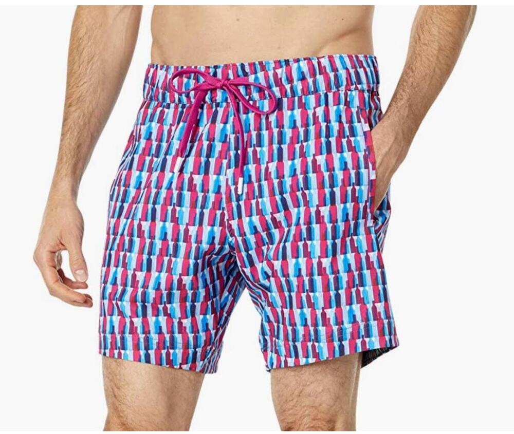 Robert Graham men’s bottles up swim shorts classic fit size 34